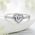 Hot sale 925 silver moissanite ring diamond ring